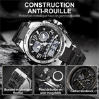 🔥Men's Waterproof Sports Watch with Luminous Display