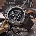 🔥Men's Waterproof Sports Watch with Luminous Display