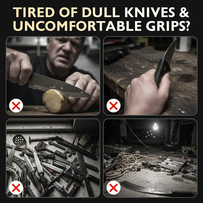 🔥Meat Cleaver Knife with Sheath