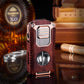 5-in-1 Refillable Cigar Torch Lighter with Cutter
