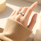 Full Circle Sparkling Zircon Fashion Ring💍