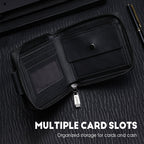 🔥Men's Vintage Compact Zipper Wallet
