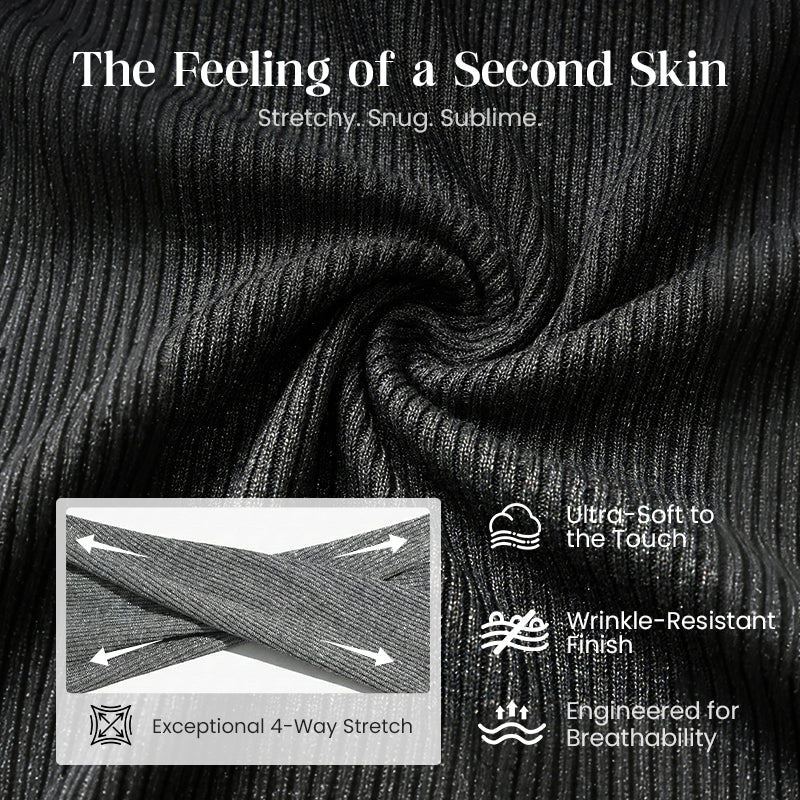 Retro Zipper Neck Trumpet Sleeve Midi Dress