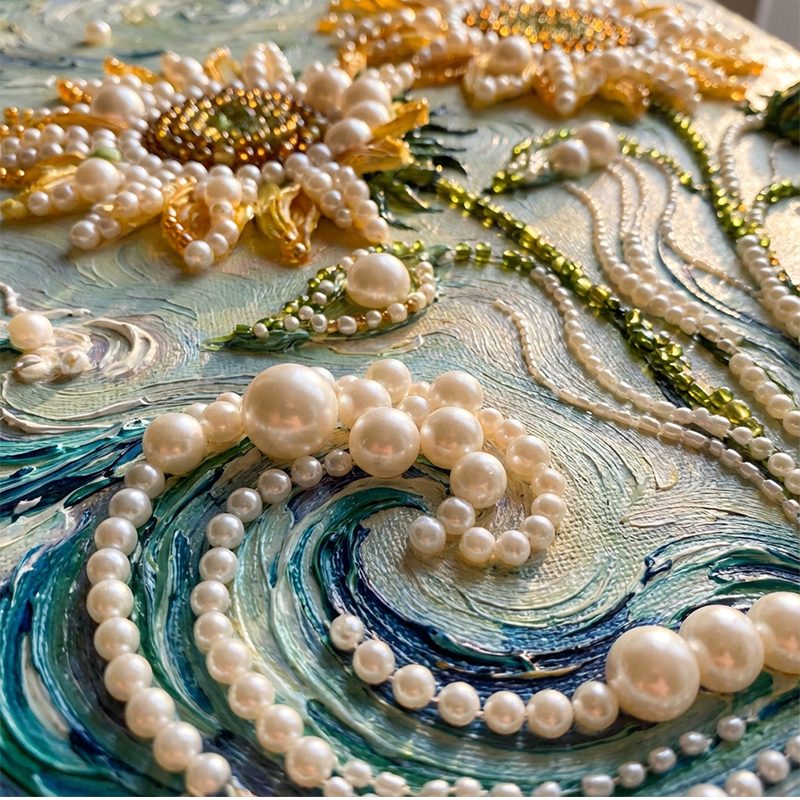 DIY 3D Gem Painting Kit with Frame