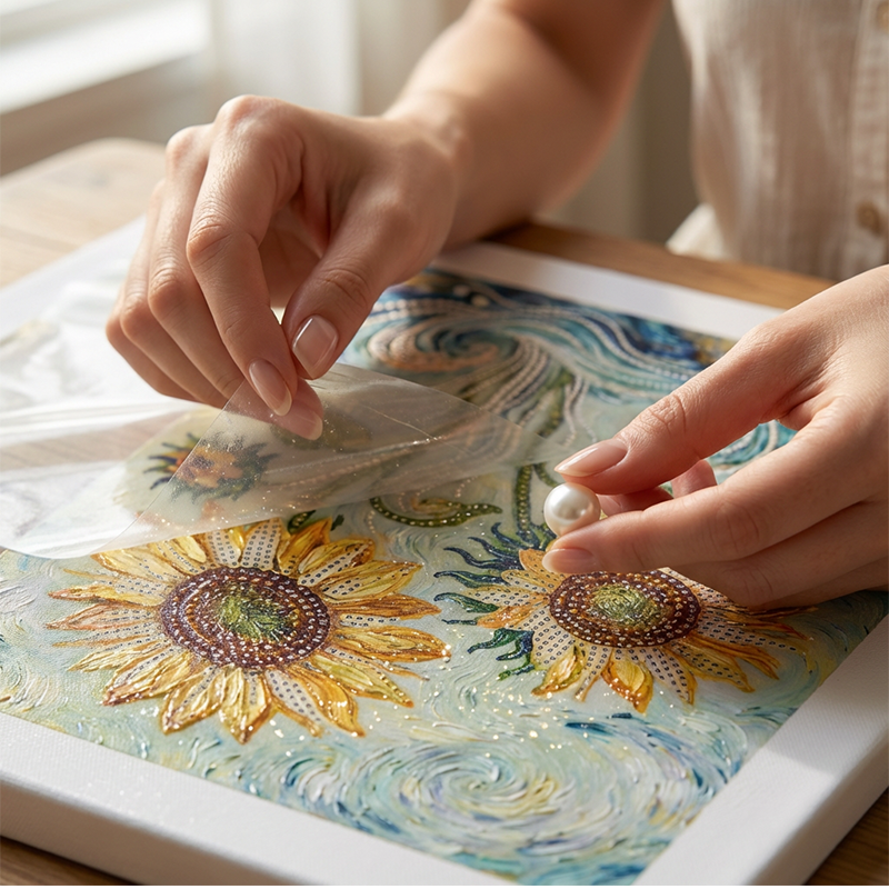 DIY 3D Gem Painting Kit with Frame