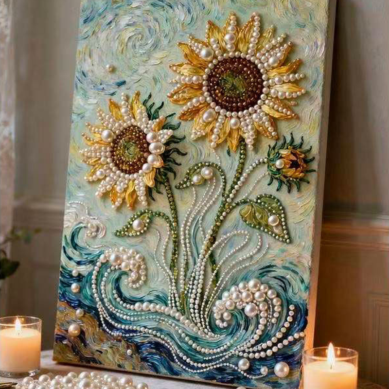 DIY 3D Gem Painting Kit with Frame