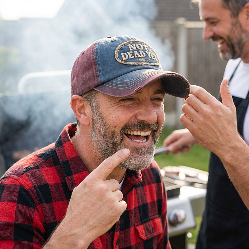 🔥NOT DEAD YET Vintage Washed Baseball Cap