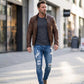 Men's Stylish Ripped Skinny Jeans