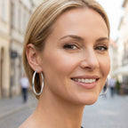 🎉BUY 1 GET 1 FREE🎁Diamond-Cut Hoop Earrings for Women
