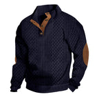 🧥Luxury Comfort | Men‘s Textured Jacquard Sweatshirt | Everyday Essential 🔥