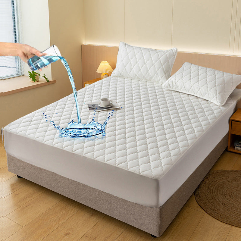 🌤️🛏️Waterproof Quilted Mattress Cover & Pillowcases Set