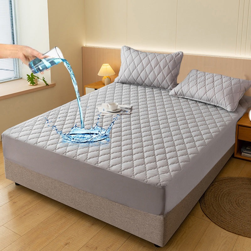 🌤️🛏️Waterproof Quilted Mattress Cover & Pillowcases Set
