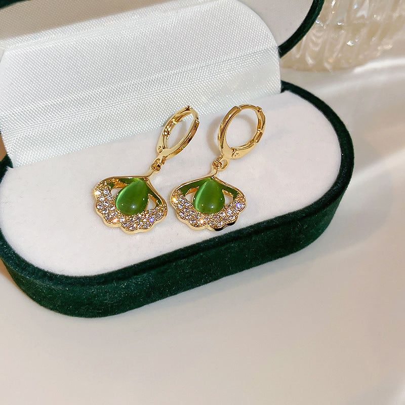 🔥Delicate Ginkgo Leaf Earrings for Women -💖 Romantic Valentine's Day Gift