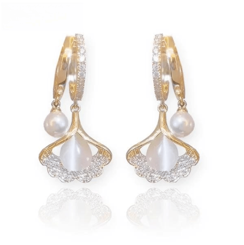 🔥Delicate Ginkgo Leaf Earrings for Women -💖 Romantic Valentine's Day Gift