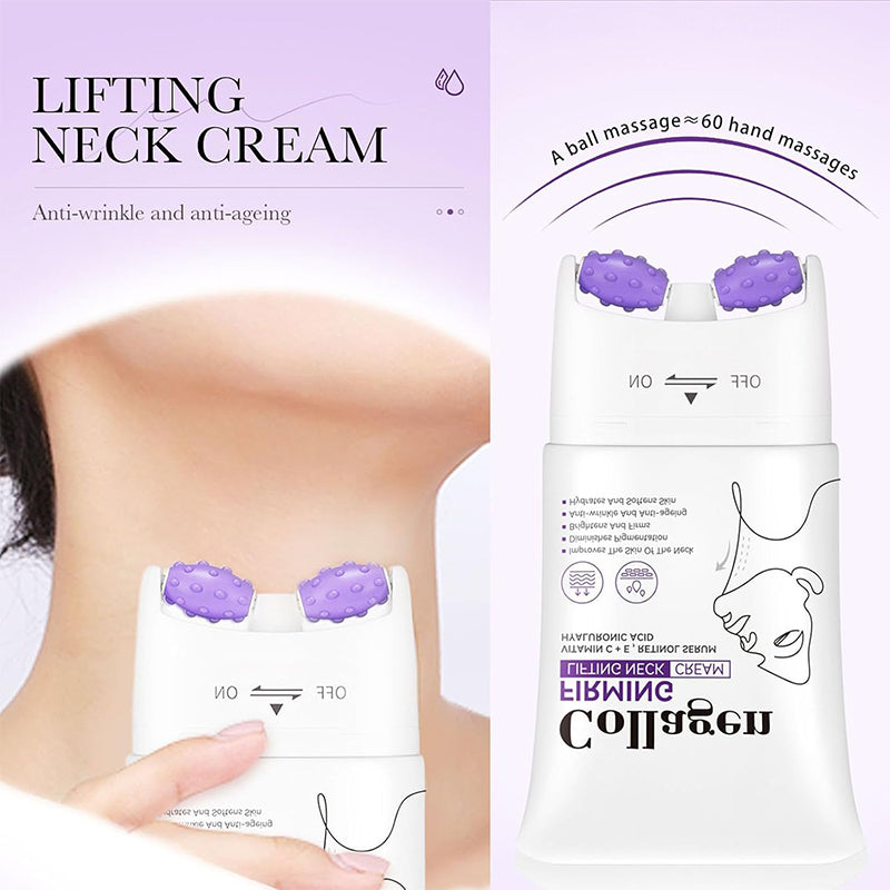 Collagen Firming Neck Cream with Massage Roller