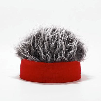 🧢Unisex Hip-Hop Wig Hat – Grunge Style, Soft & Comfortable Fit for Parties, Cosplay and Costumes ✨
