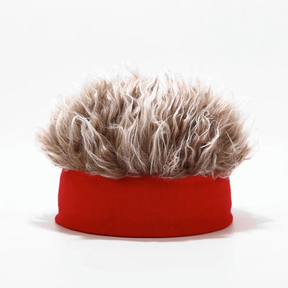 🧢Unisex Hip-Hop Wig Hat – Grunge Style, Soft & Comfortable Fit for Parties, Cosplay and Costumes ✨