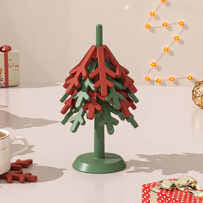2-in-1 Christmas Tree Silicone Trivet