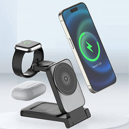 🔥3-in-1 Foldable Magnetic Wireless Charger