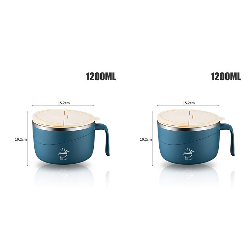 🔥304 Stainless Steel Insulated Ramen Bowl