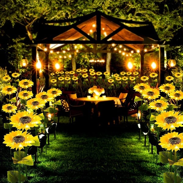 🌻 Realistic & Weatherproof | 2026 Hot Sale Solar Sunflower | IP65 Outdoor Decor ✨
