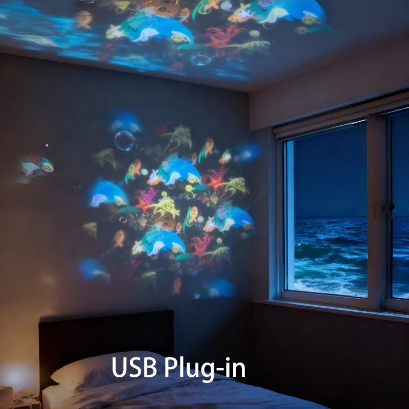 ✨Dynamic Rotating LED Projector Light
