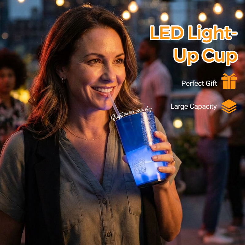 Water-Activated LED Light-Up Cup