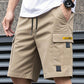 🩳 Men's Cargo Shorts with Drawstring – Easy pull-on, multi-pockets. Lightweight & comfy. Perfect for walks or gardening.