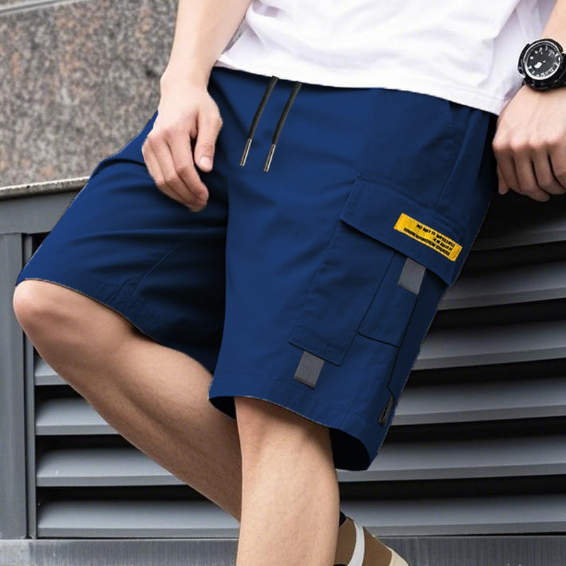 🩳 Men's Cargo Shorts with Drawstring – Easy pull-on, multi-pockets. Lightweight & comfy. Perfect for walks or gardening.