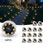 Outdoor Waterproof Solar Ground Light - 2 Pack/Set🏡💡