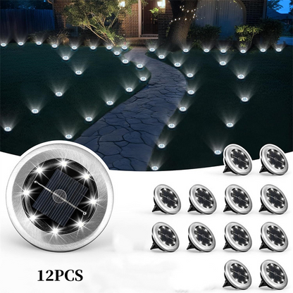 Outdoor Waterproof Solar Ground Light - 2 Pack/Set🏡💡