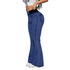 👖 Women's High-Waist Stretch Flare Denim Jeans