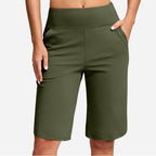 🔥Women's High-Waist Yoga Shorts with Pockets