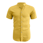 ✨New Arrival👕Men's Summer Stand Collar Short Sleeve Shirt