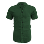 ✨New Arrival👕Men's Summer Stand Collar Short Sleeve Shirt