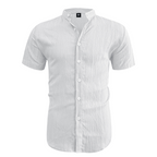 ✨New Arrival👕Men's Summer Stand Collar Short Sleeve Shirt