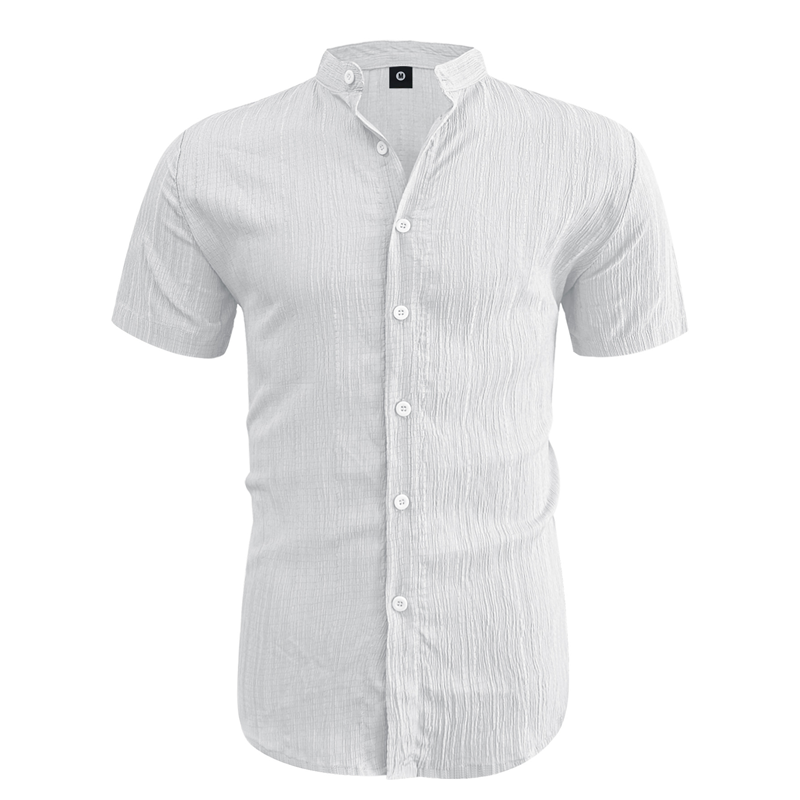 ✨New Arrival👕Men's Summer Stand Collar Short Sleeve Shirt