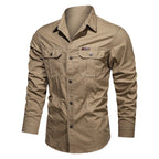 Men's Long Sleeve Cotton Workwear Shirt