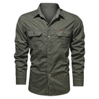 Men's Long Sleeve Cotton Workwear Shirt