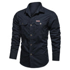 Men's Long Sleeve Cotton Workwear Shirt