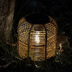 Solar Powered Rattan Lantern Light🏮