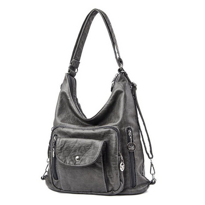 Convertible Multi-Pocket Shoulder Bag for Women