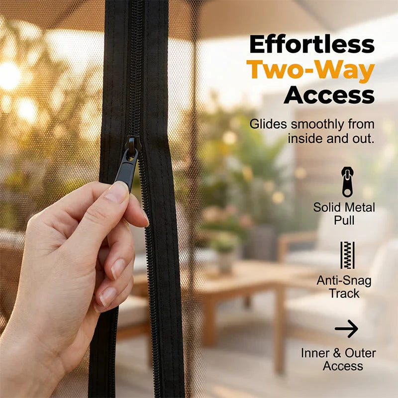🚩🌞Patio Umbrella Mosquito Netting Screen