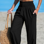 Women's Smocked High Waist Harem Pants 🌞Effortless Summer Style & Comfort✨