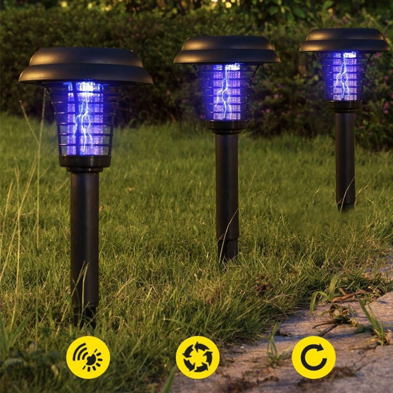 🚫🦟Solar Mosquito Zapper Lamp Stake