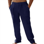 👖 Men's Casual Pants – Elastic Waist, Cotton Blend, Relaxed Fit 🍂