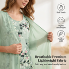 🔥Women's Elegant Chiffon Dress & Cardigan 2-Piece Set
