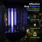 Solar Powered 2-in-1 Mosquito Zapper & Garden Light
