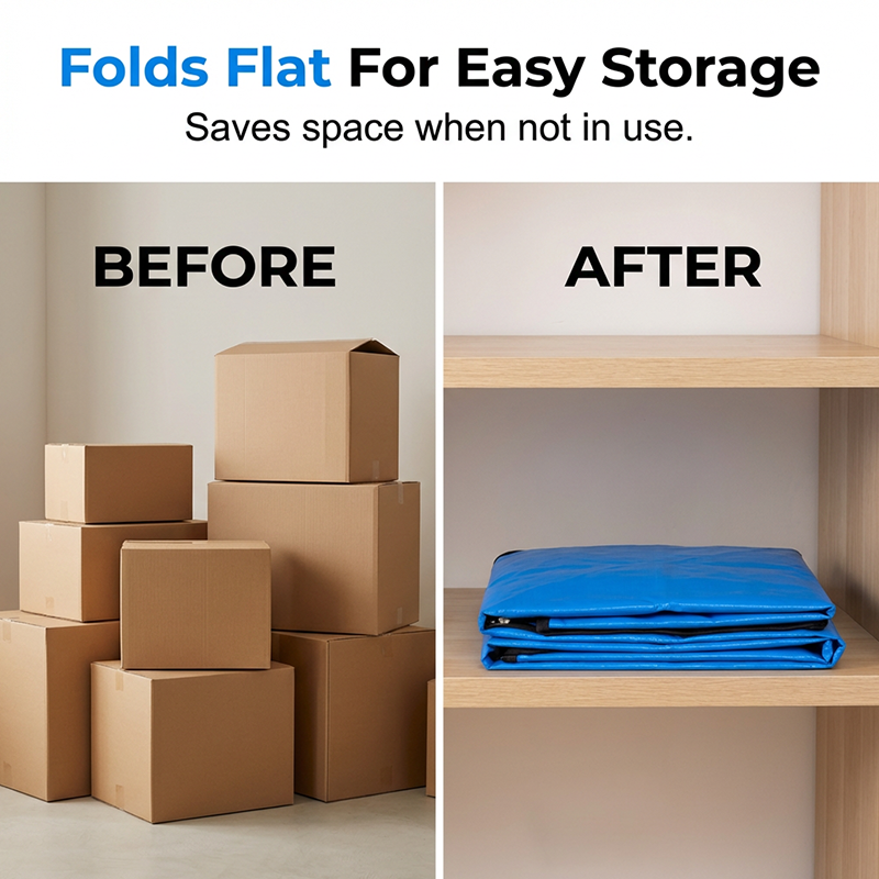 📦 Collapsible Storage and Moving Bag🏆Heavy-Duty • Extra-Large • Reusable ✅️