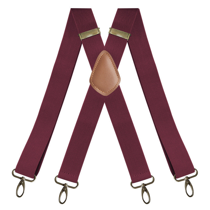 🧵👖🌀Universal X-Shaped High-Elastic Suspenders – Stretchy & Breathable, No More Sagging Pants, Perfect for Work, Leisure, or Active Days 🏃‍♂️💨